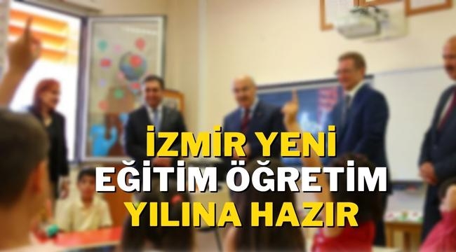 İzmir yeni eğitim öğretim yılına hazır