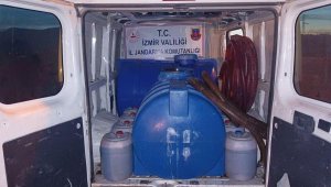 İzmir'de 2 bin 300 litre bandrolsüz şarap ele geçirildi