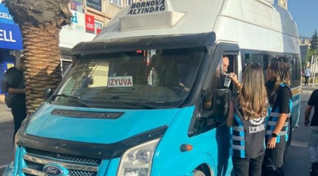 İzmir'de minibüslere denetim