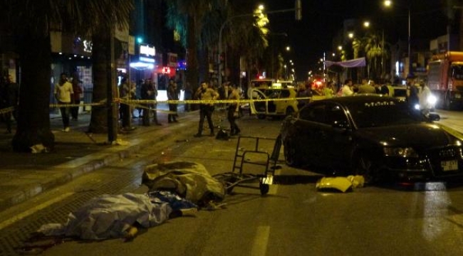 İzmir'de taksinin çarptığı kağıt toplayıcısı öldü