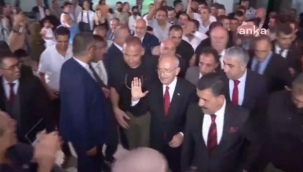 Kılıçdaroğlu, 'Bozkurt' sloganlarıyla karşılanıp uğurlandı