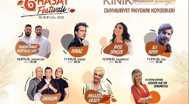 Kınık, 6'ncı Hasat Festivali ve Kurtuluş Günleri için gün sayıyor