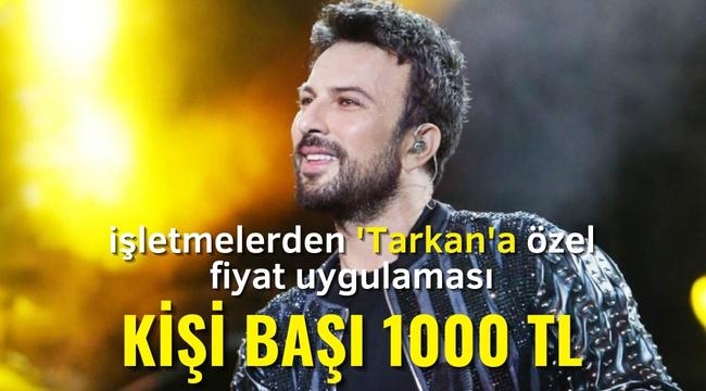 Kordon'daki konser öncesi işletmelerden 'Tarkan'a özel fiyat uygulaması