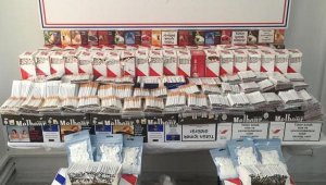 Manisa'da kaçak sigara operasyonu