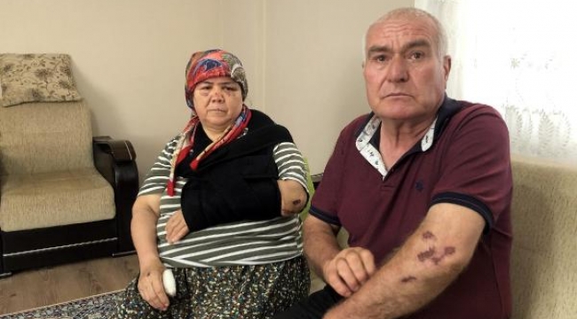 Motosikletli çift özür bekliyor