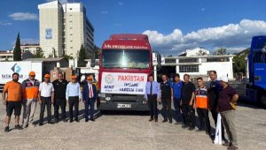Muğla'dan Pakistan'a 2 yardım TIR'ı gönderildi