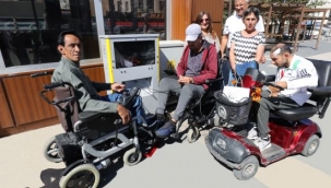 Narlıdere'de engelliye şarj istasyonu..