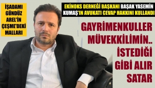 O avukattan cevap var: Müvekkilim istediği tasarrufu yapar