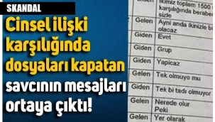 Savcının mesajları: Grup mu yapacağız