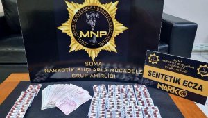 Sentetik ecza haplarla yakalandılar, tutuklandılar