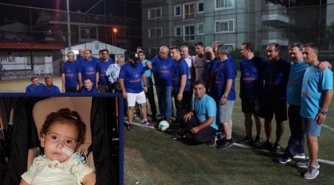 SMA hastası Fatma Zehra bebek için sahaya çıktılar