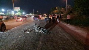 Tire ilçesinde otomobil motosiklete çarptı: 1 ölü