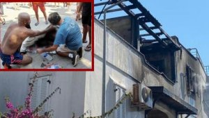 Yangında mahsur kaldığı 2'nci kat penceresinden atladı; ağır yaralandı
