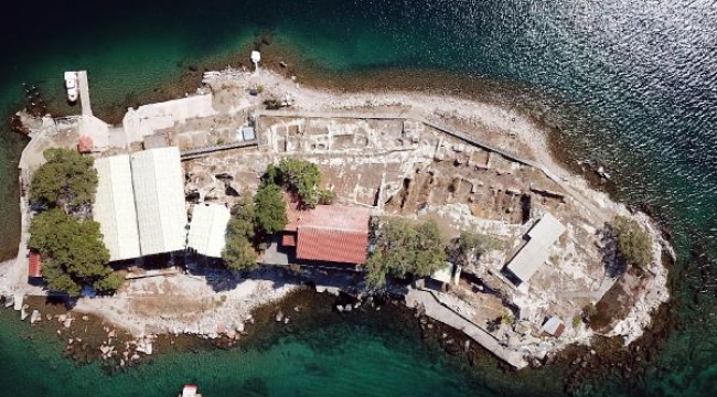 Balıkesir Erdek'teki Zeytinli Ada, arkeopark projesiyle turizme kazandırılıyor