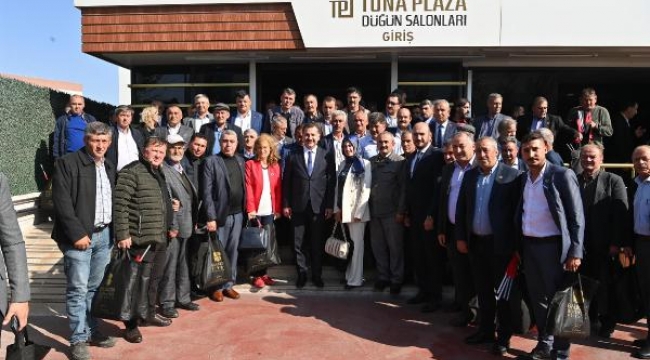 Balıkesir Büyükşehir Belediye Başkanı Yılmaz, 1133 muhtarla bir araya geldi