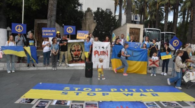 Bodrum'da yaşayan Ukraynalılardan Rusya'ya bombalama tepkisi 