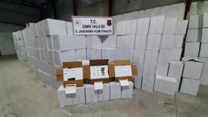 Buca'da 15 milyon makaron ele geçirildi