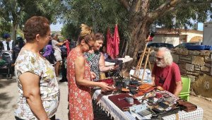 Datça'da, iki yıl aradan sonra ikinci el pazarı yeniden açıldı