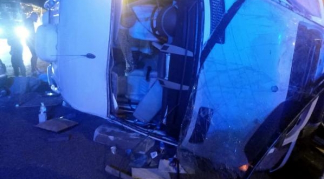 Denizlispor kafilesi kaza geçirdi 