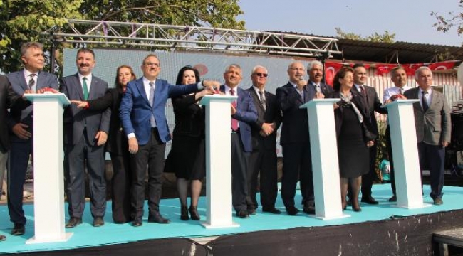 Erdoğan video konferansla katıldı; İzmir'deki muhtar hizmet binasına ilk harç