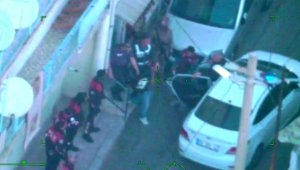 İzmir'de helikopter destekli operasyon