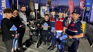 Jandarma, The Bodrum Cup'ta hem erkek hem de kadınları bilgilendirdi