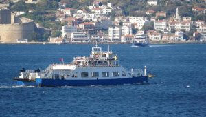 Kabatepe- Gökçeada hattında bazı feribot seferleri iptal edildi