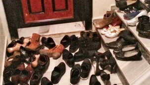 Kapı önünde ayakkabı-ayakkabılık yasağı