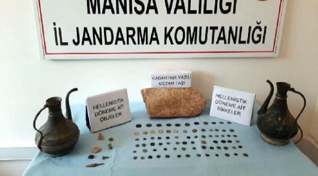 Manisa'da tarihi eser operasyonu: 1 gözaltı