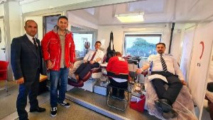 Muğla'da adliye personelinden kan bağışı