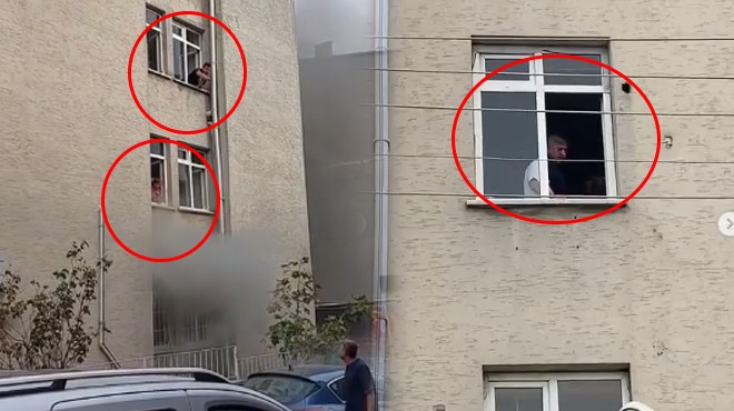 Sağlık merkezinde yangın! Korku dolu anlar