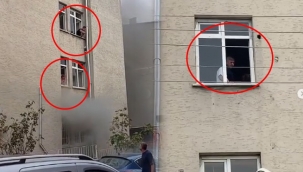 Sağlık merkezinde yangın! Korku dolu anlar