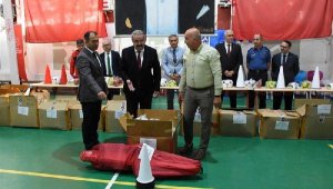 Salihli'de 58 okula spor malzemesi desteği