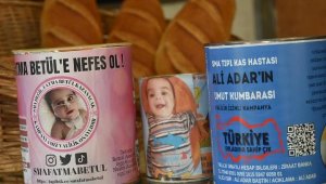 SMA'lı çocukların bağış kumbaralarını çaldı