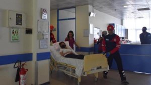 Yeşilyurt Atatürk Eğitim ve Araştırma Hastanesi'nde yangın tatbikatı