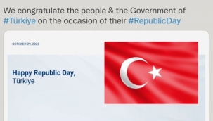 Yunanistan, 29 Ekim Cumhuriyet Bayramı'nı Türk bayrağıyla kutladı