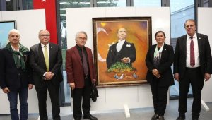 Anadolu'dan Görsel İzler resim sergisi Aydın Tekstil Park'ta açıldı