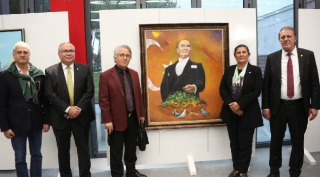Anadolu'dan Görsel İzler resim sergisi Aydın Tekstil Park'ta açıldı