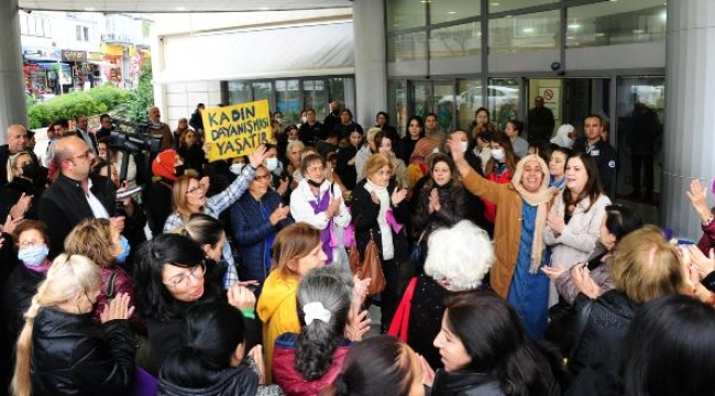 Balçovalı kadınlar şiddete 'dur' dedi