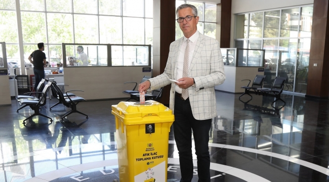 Başkan Arda, Gaziemirliler'e seslendi: İlaçları lütfen çöpe atmayın