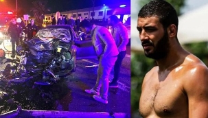 Başpehlivan komada! Aracıyla TIR'a çarptı