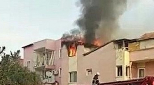 Biber közleyen yaşlı adam yangına sebep oldu