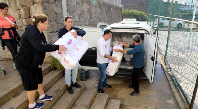 Bodrum Belediyesi'nden taşımalı eğitim gören öğrencilere yemek desteği