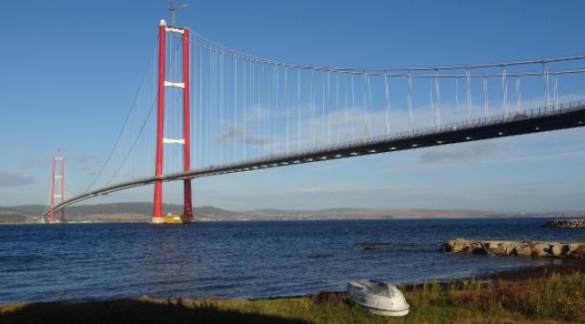 Çanakkale Köprüsü'nün kulelerine top mermisi