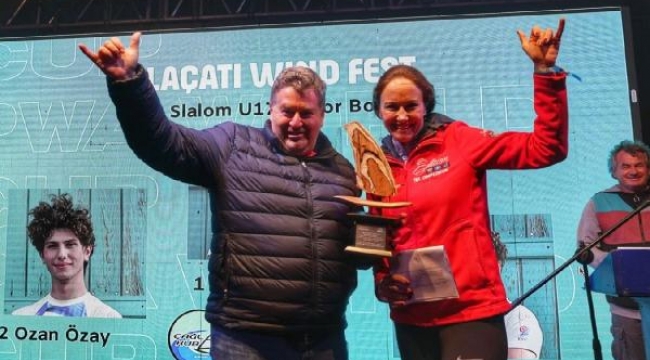 Çeşme PWA Slalom Word Cup'da ödüller sahiplerini buldu