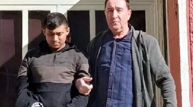 Çuvallı hırsızlık şüphelisini polis yakaladı