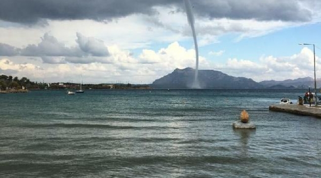 Datça açıklarında hortum