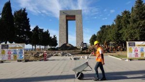 Eceabat Şehitler Abidesi, Cumhuriyetin 100. yılına hazırlanıyor