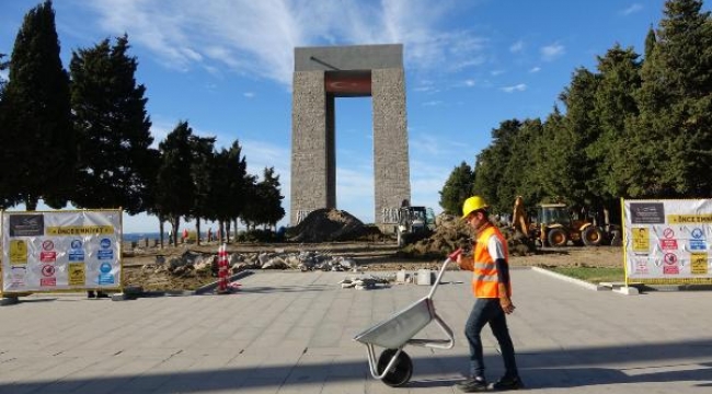 Eceabat Şehitler Abidesi, Cumhuriyetin 100. yılına hazırlanıyor