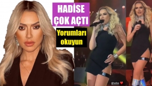 Hadise, süper minisiyle dikkat çekti